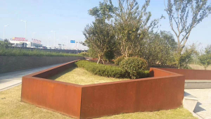 东海耐候钢挡土墙